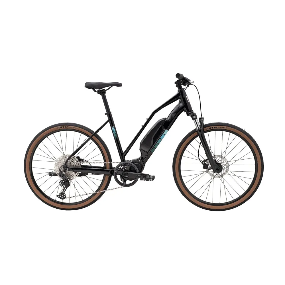 uPRISE Bikes Marin Sausalito E2 ST 2024 Women's Electric Hybrid Bike - Black/Teal | Price match, 365 day return s, 18-Month Warranty, Finance Available & Free UK Delivery